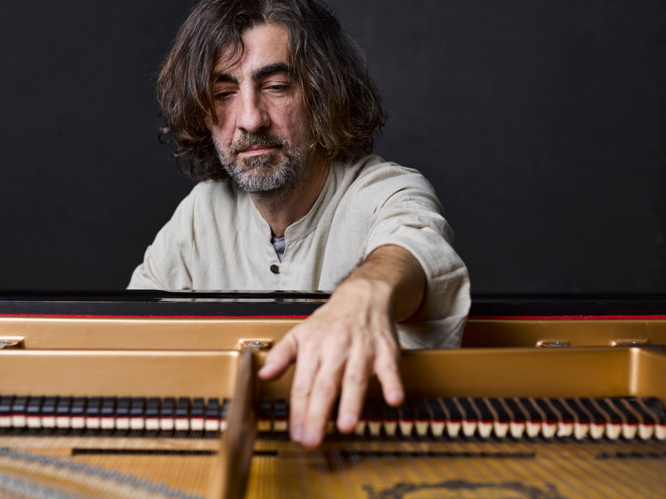 Duke Bojadziev at the piano